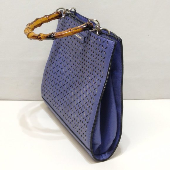 Dana Buchman Purse Faux Bone Cane Handle and Detachable Crossbody Strap NWOT - Picture 3 of 8